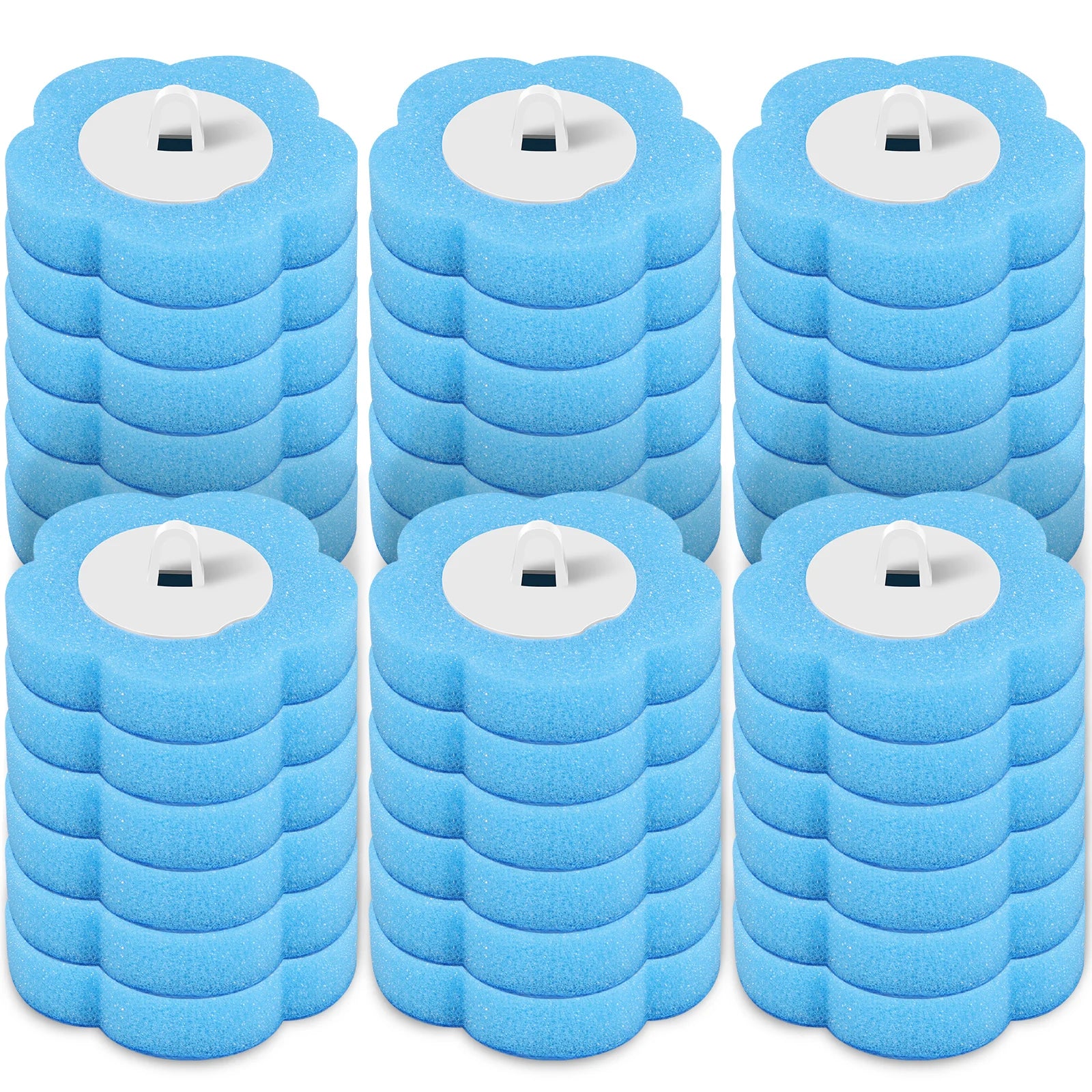 Toilet Brush and Holder Set with Disposable Refills Replacement Head Cleaning Kit Bathroom Cleaning Brush WC Accessories Tool
