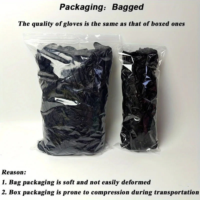Gloves 20/50/100PCS Disposable Black Nitrile Gloves for Household Use Latex Free Powder Free Cleaning Gloves Tattoo  Hairdressing Tools