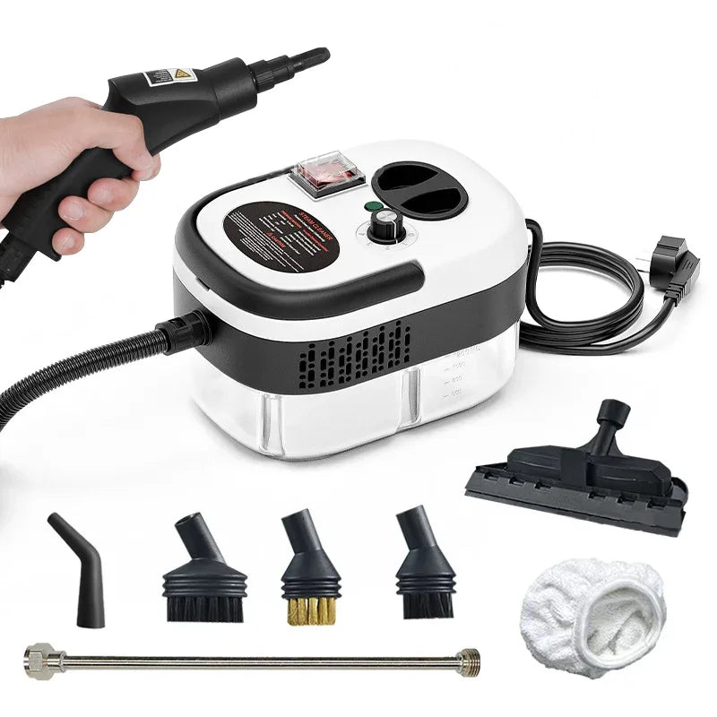 2500W High And Temperature Handheld Steam Cleaners Air Conditioner Kitchen Hood Car Steam Clean Machine Floor and More Cleaning
