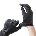 Gloves 20/50/100PCS Disposable Black Nitrile Gloves for Household Use Latex Free Powder Free Cleaning Gloves Tattoo  Hairdressing Tools