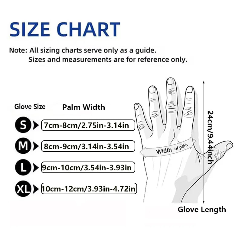 Gloves 20/50/100PCS Disposable Black Nitrile Gloves for Household Use Latex Free Powder Free Cleaning Gloves Tattoo  Hairdressing Tools