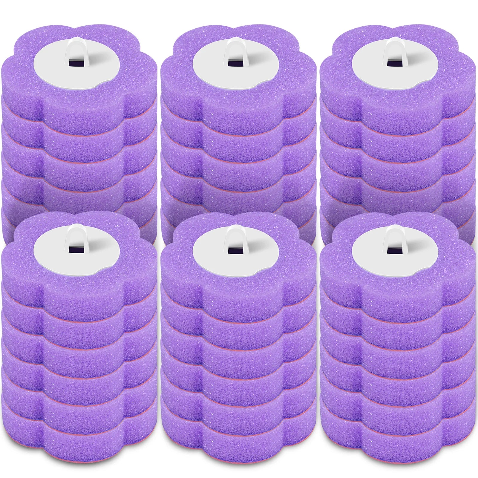 Toilet Brush and Holder Set with Disposable Refills Replacement Head Cleaning Kit Bathroom Cleaning Brush WC Accessories Tool